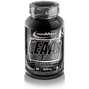IronMaxx 100% EAAs Ultra Strong 90 tablet esenciální aminokyseliny ve vysokých dávkách 1600 mg EAA + Histidin v jedné tabletě IronMaxx 100% EAAs Ultra Strong 90 tablet esenciální aminokyseliny ve vysokých dávkách 1600 mg EAA + Histidin v jedné tabletě