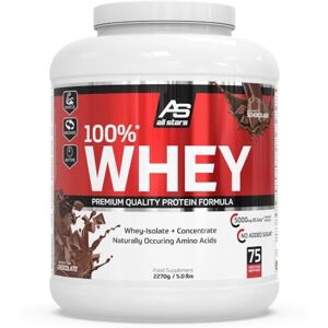 ALL STARS 100% WHEY PROTEIN 2270 g I proteinový prášek s Whey koncentrátem & Isolat I lahodný prášek s nízkým obsahem tuku I kvalitní proteinový prášek I krémový proteinový koktejl s čokoládovou ALL STARS 100% WHEY PROTEIN 2270 g I proteinový prášek s Whey koncentrátem & Isolat I lahodný prášek s nízkým obsahem tuku I kvalitní proteinový prášek I krémový proteinový koktejl s čokoládovou