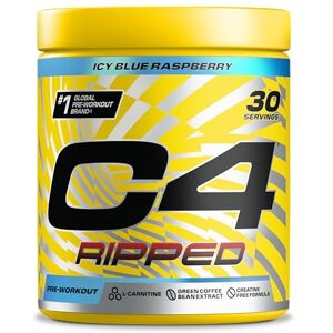 Cellucor C4 Ripped – Pre-Workout-Booster – Icy Blue Raspberry (malina) nápojový prášek pro energetický nápoj 150 mg kofeinu + beta-alaninu + extrakt ze zelených kávových zrn 30 porcí Cellucor C4 Ripped – Pre-Workout-Booster – Icy Blue Raspberry (malina) nápojový prášek pro energetický nápoj 150 mg kofeinu + beta-alaninu + extrakt ze zelených kávových zrn 30 porcí