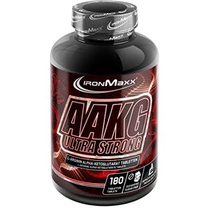 IronMaxx AAKG Ultra silný – 180 tablet arginin ve vysokých dávkách pro maximální výkon a pumpování svalů bez cukru a bez lepku IronMaxx AAKG Ultra silný – 180 tablet arginin ve vysokých dávkách pro maximální výkon a pumpování svalů bez cukru a bez lepku