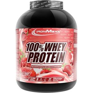 IronMaxx 100% Whey Protein prášek 2350 g – jahoda krémový proteinový koktejl s BCAA a EAA High Protein, Low Carb & bez cukru ideální pro růst svalů, dieta a fitness design se může lišit IronMaxx 100% Whey Protein prášek 2350 g – jahoda krémový proteinový koktejl s BCAA a EAA High Protein, Low Carb & bez cukru ideální pro růst svalů, dieta a fitness design se může lišit
