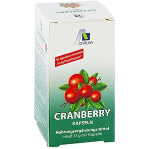Avitale Cranberry kapsle 400 mg, 60 ks kapslí Avitale Cranberry kapsle 400 mg, 60 ks kapslí