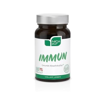 NICApur ® Immun I na podporu imunitního systému pro výkonné síly na odstranění s 5násobnou imunitní recepturou 30 kapslí NICApur ® Immun I na podporu imunitního systému pro výkonné síly na odstranění s 5násobnou imunitní recepturou 30 kapslí