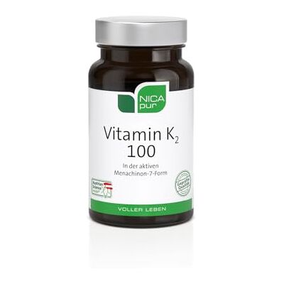 NICApur Vitamín K2 100 I Ve tvaru all-trans Menaquinon-7 60 kapslí NICApur Vitamín K2 100 I Ve tvaru all-trans Menaquinon-7 60 kapslí