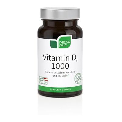 NICApur Vitamín D 1 000 kapslí, 120 ks kapslí NICApur Vitamín D 1 000 kapslí, 120 ks kapslí