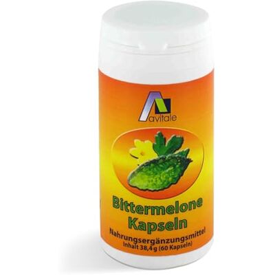 Avitale Bittermelone Kapseln 500 mg, 60 Stück, 1er Pack (1 x 38 g) Avitale Bittermelone Kapseln 500 mg, 60 Stück, 1er Pack (1 x 38 g)