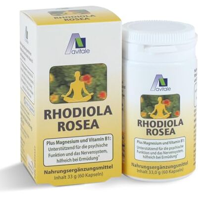 Avitale Rhodiola Rosea kapsle 200 mg, 60 kusů, 1 balení (1 x 33 g) Avitale Rhodiola Rosea kapsle 200 mg, 60 kusů, 1 balení (1 x 33 g)