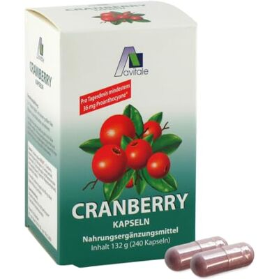 Avitale Kapsle z brusinek 400 mg, 240 ks kapslí Avitale Kapsle z brusinek 400 mg, 240 ks kapslí