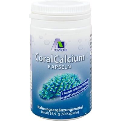Avitale Coral Calcium kapsle 500 mg, 60 kusů, 1 balení (1 x 36,9 g) Avitale Coral Calcium kapsle 500 mg, 60 kusů, 1 balení (1 x 36,9 g)