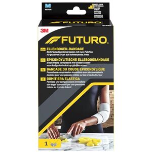FUTURO Ellenbogen-Bandage, Größe M (25,4 27,9 cm) – Anatomisch mit Kompressionsriemen, Atmungsaktiv, bei Ellenbogengelenkschmerzen, Tennisarm, für den Sport und im Alltag FUTURO Ellenbogen-Bandage, Größe M (25,4 27,9 cm) – Anatomisch mit Kompressionsriemen, Atmungsaktiv, bei Ellenbogengelenkschmerzen, Tennisarm, für den Sport und im Alltag