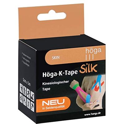 Höga -K-Tape-Silk skin kineziologická páska v hedvábné kvalitě, 5 cm x 5 m Höga -K-Tape-Silk skin kineziologická páska v hedvábné kvalitě, 5 cm x 5 m