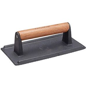 KitchenCraft litina lis na hamburgery, gril BBQ Bacon Press, hmotnost steaku, 21 x 11 cm (8,5" x 4,5") KitchenCraft litina lis na hamburgery, gril BBQ Bacon Press, hmotnost steaku, 21 x 11 cm (8,5" x 4,5")