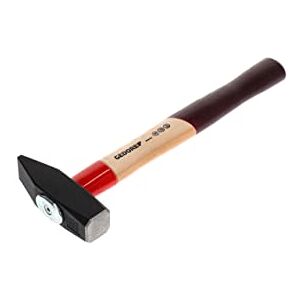 Gedore Zámečnické kladivo, 1000 gramů, s červenou páskou, s upevněním násadou z červeného pásku, odolné Hickory dřevo, kované kladivo Gedore Zámečnické kladivo, 1000 gramů, s červenou páskou, s upevněním násadou z červeného pásku, odolné Hickory dřevo, kované kladivo