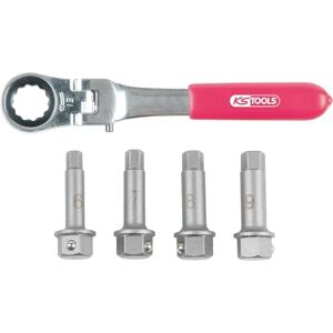 KS Tools 918. 3500 1/2" brzdový třmen speciální sada nástrčných klíčů, 5dílná KS Tools 918. 3500 1/2" brzdový třmen speciální sada nástrčných klíčů, 5dílná