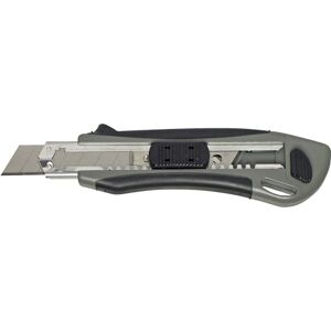 MAUL Řezací nůž 18 mm – vč. 2 náhradních čepelí – robustní nůž na koberce s protiskluzovou brzdou AutoLock – ostrý univerzální nůž na karton, tapety a ruční práce MAUL Řezací nůž 18 mm – vč. 2 náhradních čepelí – robustní nůž na koberce s protiskluzovou brzdou AutoLock – ostrý univerzální nůž na karton, tapety a ruční práce
