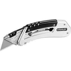 Stanley Sportovní nůž Quickslide (délka 145 mm, kompaktní nůž pro práci a volný čas, kovové tělo pro maximální přenos síly, výměna čepele bez nářadí, se sponou na opasek) 0 – 10 – 810 Stanley Sportovní nůž Quickslide (délka 145 mm, kompaktní nůž pro práci a volný čas, kovové tělo pro maximální přenos síly, výměna čepele bez nářadí, se sponou na opasek) 0 – 10 – 810