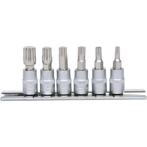 KS Tools 911.1547 1/4" sada bitů nástrčných nástrčných koncovek XZN, 6dílná, M4-M10 KS Tools 911.1547 1/4" sada bitů nástrčných nástrčných koncovek XZN, 6dílná, M4-M10