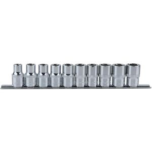 KS Tools 918.0650 1/2" CHROMEplus Sechskant-Stecknuss-Satz, 10-tlg., KS Tools 918.0650 1/2" CHROMEplus Sechskant-Stecknuss-Satz, 10-tlg.,