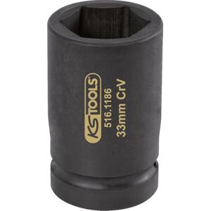 KS Tools 516. 1186 1" 6hranný nástrčný ořech SW 33 mm KS Tools 516. 1186 1" 6hranný nástrčný ořech SW 33 mm