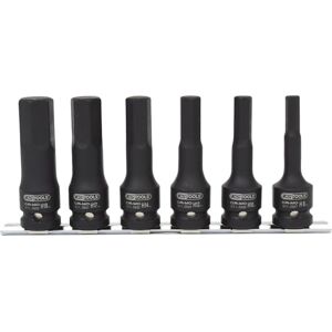 KS Tools 515.1104 1/2" sada nástrčných hlavic, dlouhá, 6dílná KS Tools 515.1104 1/2" sada nástrčných hlavic, dlouhá, 6dílná