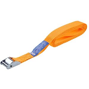 kwb Upínací popruh 2,5 m x 25 mm, z odolného polyesterového pásku, se zkušební štítem a pozinkovanou kovovou ráčnou, bez háčků, testováno TÜV/GS kwb Upínací popruh 2,5 m x 25 mm, z odolného polyesterového pásku, se zkušební štítem a pozinkovanou kovovou ráčnou, bez háčků, testováno TÜV/GS