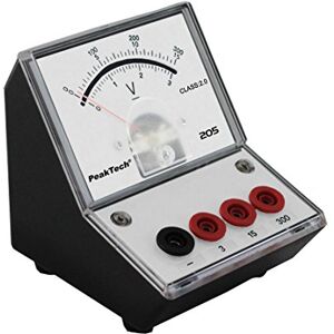 PeakTech P 205-07 Měřič napětí/voltmetr analogový/měřicí přístroj se stupnicí zrcátka 0 … 3V/ 15V/ 300V DC PeakTech P 205-07 Měřič napětí/voltmetr analogový/měřicí přístroj se stupnicí zrcátka 0 … 3V/ 15V/ 300V DC