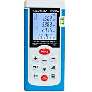 PeakTech P 2800 A Profi laserový dálkoměr 0,05 m až 40 m dálkoměr s vysokou přesností a výpočtem plochy, 1 kus PeakTech P 2800 A Profi laserový dálkoměr 0,05 m až 40 m dálkoměr s vysokou přesností a výpočtem plochy, 1 kus