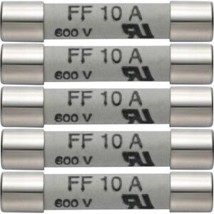 Testo 0590 0005 náhradní pojistky; 10 A / 600 V (5 kusů) Testo 0590 0005 náhradní pojistky; 10 A / 600 V (5 kusů)
