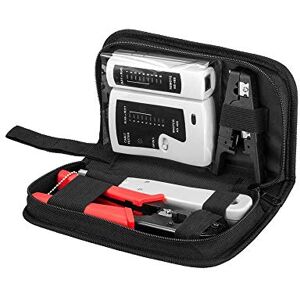 Goobay 97790 Werkzeug Set für Telefon und Netzwerk / Netzwerktester LAN Tester RJ45 RJ11 RJ12 ISDN / Netzwerk Kabeltester LSA Auflegewerkzeug Abisolierzange Crimpzange Goobay 97790 Werkzeug Set für Telefon und Netzwerk / Netzwerktester LAN Tester RJ45 RJ11 RJ12 ISDN / Netzwerk Kabeltester LSA Auflegewerkzeug Abisolierzange Crimpzange
