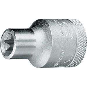 Gedore Nástrčný klíč 1/2 palce vnější TorX E11, 1 kus, TX 19 E11 Gedore Nástrčný klíč 1/2 palce vnější TorX E11, 1 kus, TX 19 E11