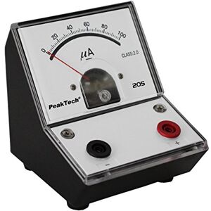PeakTech P 205-02 měřič proudu / ampérmetr analogový/měřicí přístroj se zrcadlovou stupnicí 0 … 100 mA DC PeakTech P 205-02 měřič proudu / ampérmetr analogový/měřicí přístroj se zrcadlovou stupnicí 0 … 100 mA DC