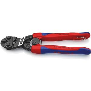 Knipex Kompaktní řezačka šroubů CoBolt v blistru se štíhlými vícesložkovými pouzdry, s integrovanými, 71 32 200 T BK Knipex Kompaktní řezačka šroubů CoBolt v blistru se štíhlými vícesložkovými pouzdry, s integrovanými, 71 32 200 T BK