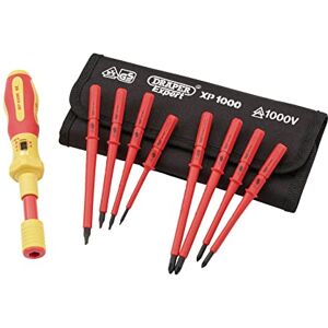 Draper 965T/9 EXPERT Plus Ergo Plus 9 Stück Austauschbare VDE Drehmoment-Schraubendreher Set in Werkzeug-Rolle 65372 Draper 965T/9 EXPERT Plus Ergo Plus 9 Stück Austauschbare VDE Drehmoment-Schraubendreher Set in Werkzeug-Rolle 65372