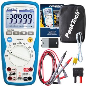 PeakTech P 3360 True RMS multimetr (IP67) vodotěsný zkoušečka napětí a měřič proudu 40000 Counts extrémně robustní kryt s TÜV/GS měřicí přístroj, zkoušečka průchodnosti CAT III 1000 V PeakTech P 3360 True RMS multimetr (IP67) vodotěsný zkoušečka napětí a měřič proudu 40000 Counts extrémně robustní kryt s TÜV/GS měřicí přístroj, zkoušečka průchodnosti CAT III 1000 V