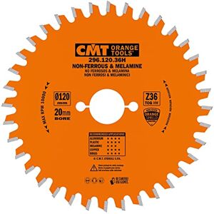 CMT ORANGE TOOLS 296. 120. 36H HM kotoučová pila pro materiál bez železa 120 x 1, 8 x 20 Z36 TCG CMT ORANGE TOOLS 296. 120. 36H HM kotoučová pila pro materiál bez železa 120 x 1, 8 x 20 Z36 TCG