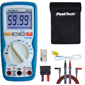 PeakTech P 3320 digitální multimetr s TrueRMS, 10 A AC/DC, 6 000 počítadla, přenosný multimetr, voltmetr, auto oranžová, zkoušečka průchodnosti, napájení, ukládání dat, LCD displej – CAT III 600 V PeakTech P 3320 digitální multimetr s TrueRMS, 10 A AC/DC, 6 000 počítadla, přenosný multimetr, voltmetr, auto oranžová, zkoušečka průchodnosti, napájení, ukládání dat, LCD displej – CAT III 600 V