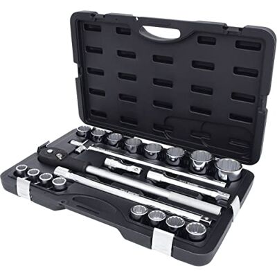 KS Tools 911.0722 3/10,2 cm Socket Set, 21 PCS, 4042146087268, matná satinovaná, chromovaná KS Tools 911.0722 3/10,2 cm Socket Set, 21 PCS, 4042146087268, matná satinovaná, chromovaná