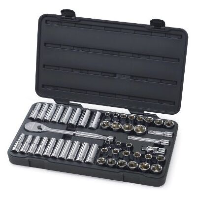 GEARWRENCH Steckschlüsselsatz, 1,27 cm (1/2 Zoll), 6-teilig, Standard/tief, SAE/metrisch – 80700D GEARWRENCH Steckschlüsselsatz, 1,27 cm (1/2 Zoll), 6-teilig, Standard/tief, SAE/metrisch – 80700D
