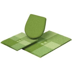 Grund Linea Due Koupelnový koberec 100% polyakryl, ultra měkký, protiskluzový, certifikace EKO-TEX, 5 let záruka, vlastnost, 3dílná sada s 3 sadou, zelený Grund Linea Due Koupelnový koberec 100% polyakryl, ultra měkký, protiskluzový, certifikace EKO-TEX, 5 let záruka, vlastnost, 3dílná sada s 3 sadou, zelený