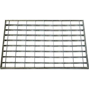 ID MAT t 4060 L mřížka kov koberec rohožka ocel pozinkovaná šedá 60 x 40 x 2 cm ID MAT t 4060 L mřížka kov koberec rohožka ocel pozinkovaná šedá 60 x 40 x 2 cm
