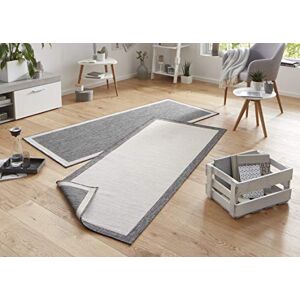 Hanse Home NORTHRUGS Koberec Panama do interiéru i exteriéru 80 x 350 cm – otočný koberec odolný proti povětrnostním vlivům, moderní univerzální design s bordurou, běhounem na balkon, terasu, zahradu, zimní Hanse Home NORTHRUGS Koberec Panama do interiéru i exteriéru 80 x 350 cm – otočný koberec odolný proti povětrnostním vlivům, moderní univerzální design s bordurou, běhounem na balkon, terasu, zahradu, zimní