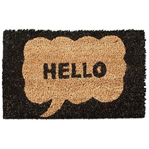 Relaxdays Dětská rohožka s obrázkem Hello jako předložka ke dveřím malá do dětského pokoje z kokosu s protiskluzovým dnem z gumy, mini rohožka a dveřní rohož (v × š × h): 1,5 × 40 × 25 cm, motiv: Relaxdays Dětská rohožka s obrázkem Hello jako předložka ke dveřím malá do dětského pokoje z kokosu s protiskluzovým dnem z gumy, mini rohožka a dveřní rohož (v × š × h): 1,5 × 40 × 25 cm, motiv: