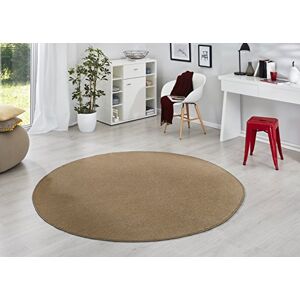 Hanse Home Koberec Fancy kulatý – koberec do obývacího pokoje, jednobarevný, moderní velur, koberec do jídelny, obývacího pokoje, dětského pokoje, chodby, ložnice, kuchyně – hnědý, Ø 133 cm Hanse Home Koberec Fancy kulatý – koberec do obývacího pokoje, jednobarevný, moderní velur, koberec do jídelny, obývacího pokoje, dětského pokoje, chodby, ložnice, kuchyně – hnědý, Ø 133 cm