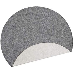 Hanse Home NORTHRUGS Koberec do interiéru a exteriéru Miami kulatý 140 cm – koberec na endetep, odolný proti povětrnostním vlivům, moderní univerzální design, běhoun na balkon, terasu, zahradu, zimní zahradu, koberec do obývacího pokoje, vodotěsný v šedé Hanse Home NORTHRUGS Koberec do interiéru a exteriéru Miami kulatý 140 cm – koberec na endetep, odolný proti povětrnostním vlivům, moderní univerzální design, běhoun na balkon, terasu, zahradu, zimní zahradu, koberec do obývacího pokoje, vodotěsný v šedé