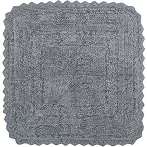 DII Crochet Collection oboustranná koupelnová rohožka, čtvercová, 61 x 61 cm, šedá DII Crochet Collection oboustranná koupelnová rohožka, čtvercová, 61 x 61 cm, šedá