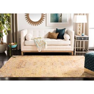 Safavieh Distressed koberec do obývacího pokoje, jídelny, ložnice Mystique Collection, krátká předsíň, zlatá a multi, 122 X 183 cm Safavieh Distressed koberec do obývacího pokoje, jídelny, ložnice Mystique Collection, krátká předsíň, zlatá a multi, 122 X 183 cm
