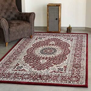 VIMODA Klasický orientální koberec hustě tkaný v tmavě červené, rozměry: 80 x 150 cm VIMODA Klasický orientální koberec hustě tkaný v tmavě červené, rozměry: 80 x 150 cm