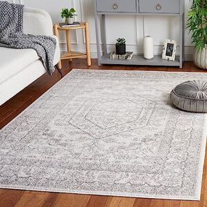 Safavieh Tradiční koberec do obývacího pokoje, jídelny, ložnice Adirondack Collection, krátká předsíň, slonová kost a stříbro, 155 x 229 cm Safavieh Tradiční koberec do obývacího pokoje, jídelny, ložnice Adirondack Collection, krátká předsíň, slonová kost a stříbro, 155 x 229 cm