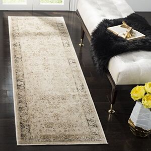 Safavieh Tradiční koberec do obývacího pokoje, jídelny, ložnice – vintage kolekce, krátká podlaha, kámen a multi, 66 × 244 cm Safavieh Tradiční koberec do obývacího pokoje, jídelny, ložnice – vintage kolekce, krátká podlaha, kámen a multi, 66 × 244 cm