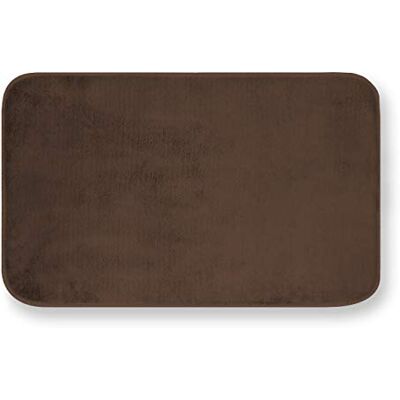 GEMITEX Teppich Merlino, 50 x 80 cm, sehr saugfähig, Polyester, Braun GEMITEX Teppich Merlino, 50 x 80 cm, sehr saugfähig, Polyester, Braun